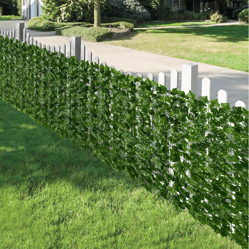 Artificial Ivy Hedge Green Leaf Fence - my LUX style