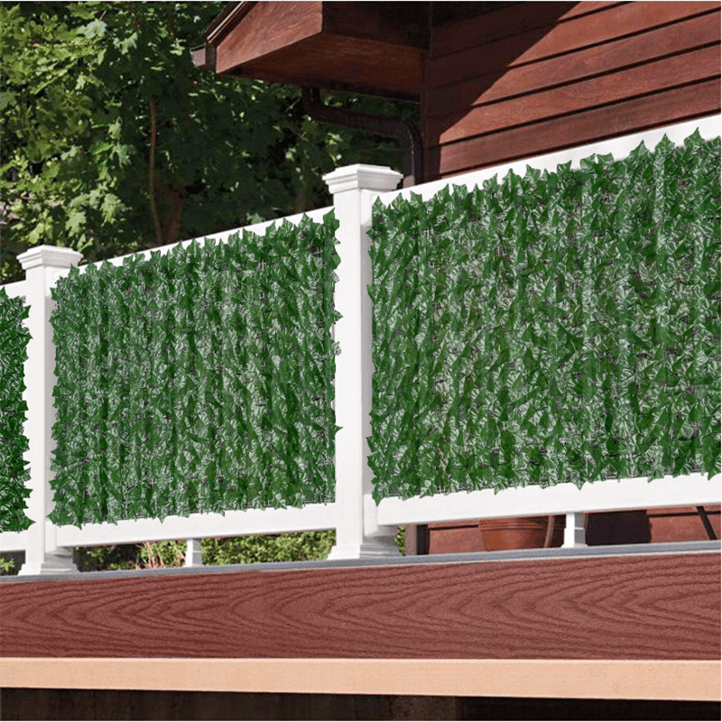 Artificial Ivy Hedge Green Leaf Fence - my LUX style
