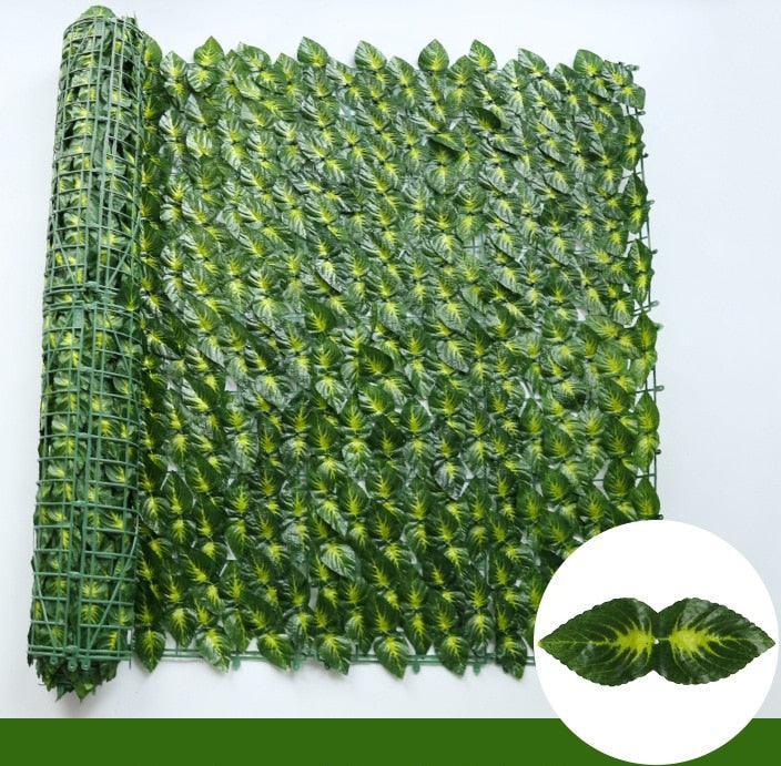 Artificial Ivy Hedge Green Leaf Fence - my LUX style