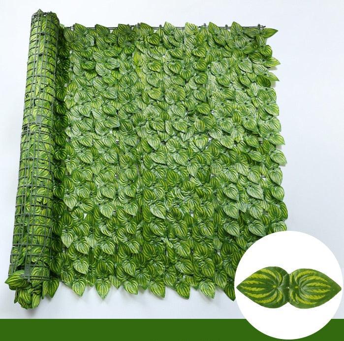 Artificial Ivy Hedge Green Leaf Fence - my LUX style