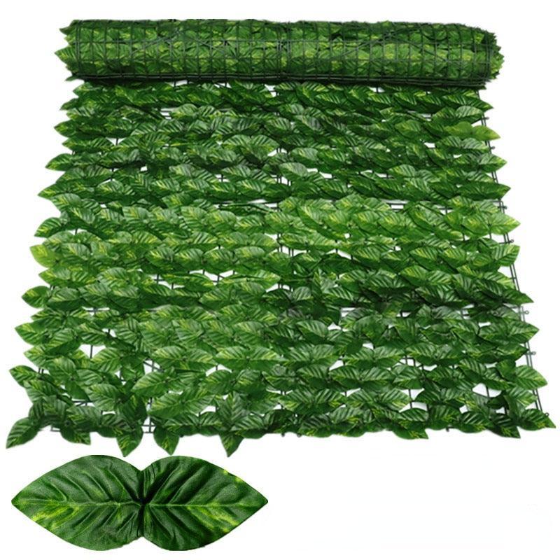 Artificial Ivy Hedge Green Leaf Fence - my LUX style