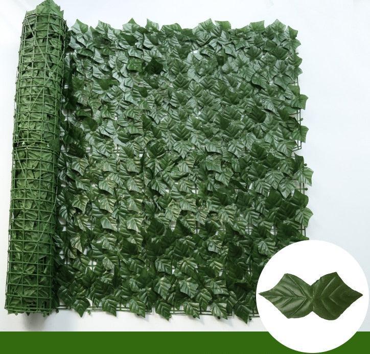 Artificial Ivy Hedge Green Leaf Fence - my LUX style