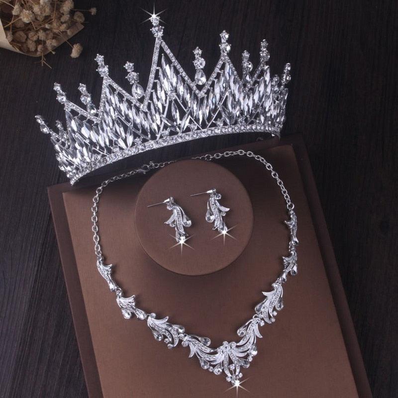 Gorgeous Silver Crystal Jewelry Sets - my LUX style