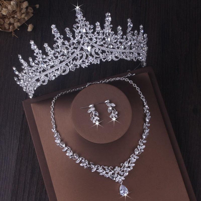 Gorgeous Silver Crystal Jewelry Sets - my LUX style