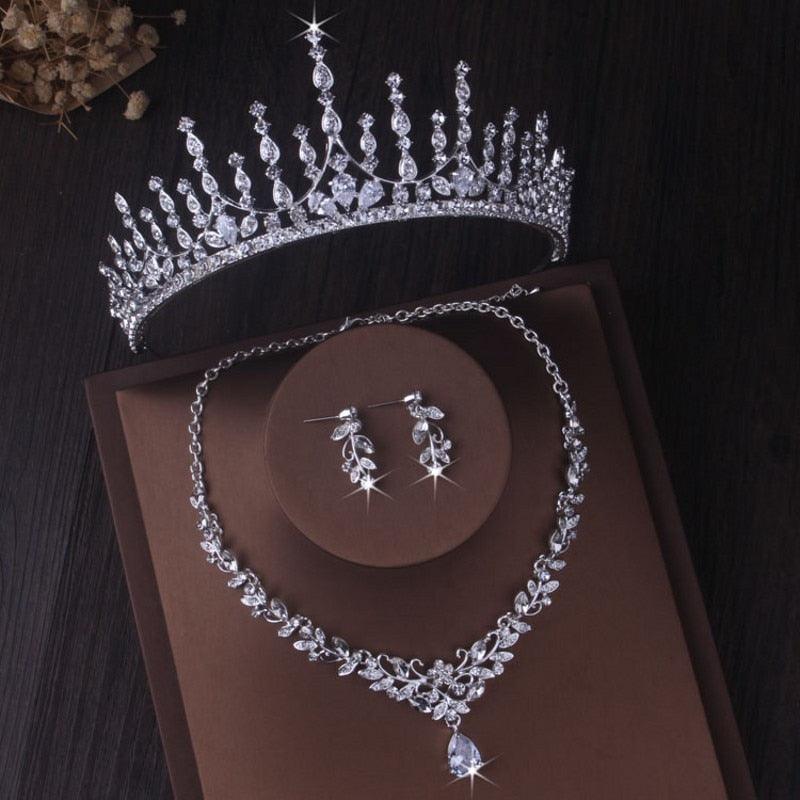 Gorgeous Silver Crystal Jewelry Sets - my LUX style