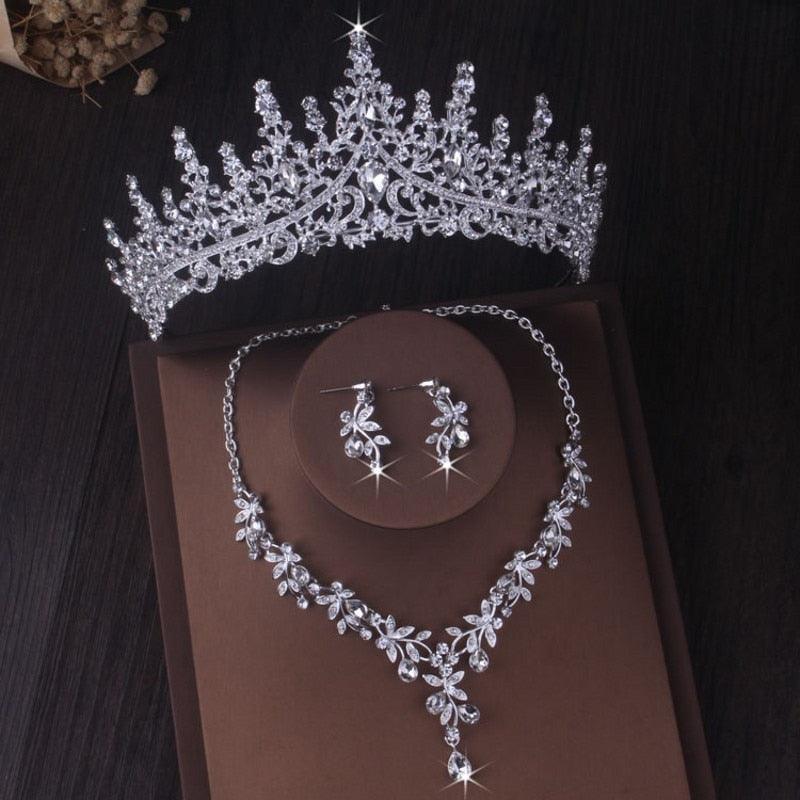 Gorgeous Silver Crystal Jewelry Sets - my LUX style