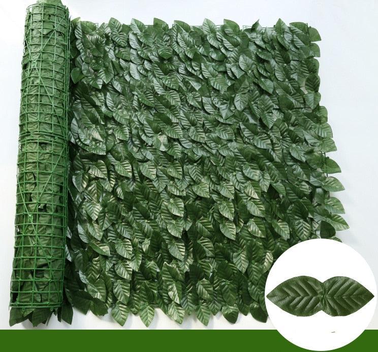 Artificial Ivy Hedge Green Leaf Fence - my LUX style