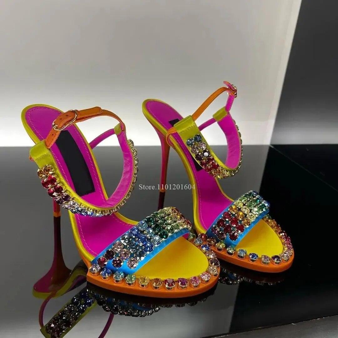 Color Crystal Sandals - my LUX style