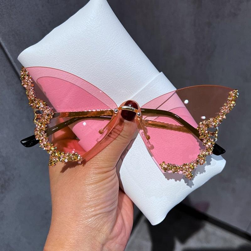 Diamond Butterfly Sunglasses - my LUX style