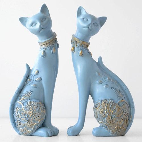 Figurine Decorative Resin Cat - my LUX style