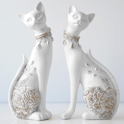 Figurine Decorative Resin Cat - my LUX style