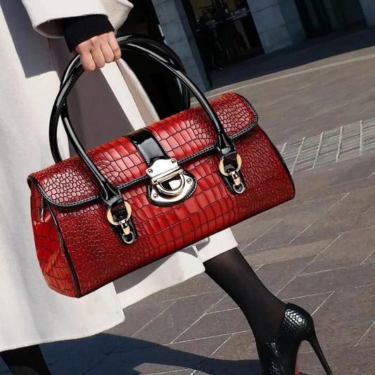 Leather Women Handbags - my LUX style