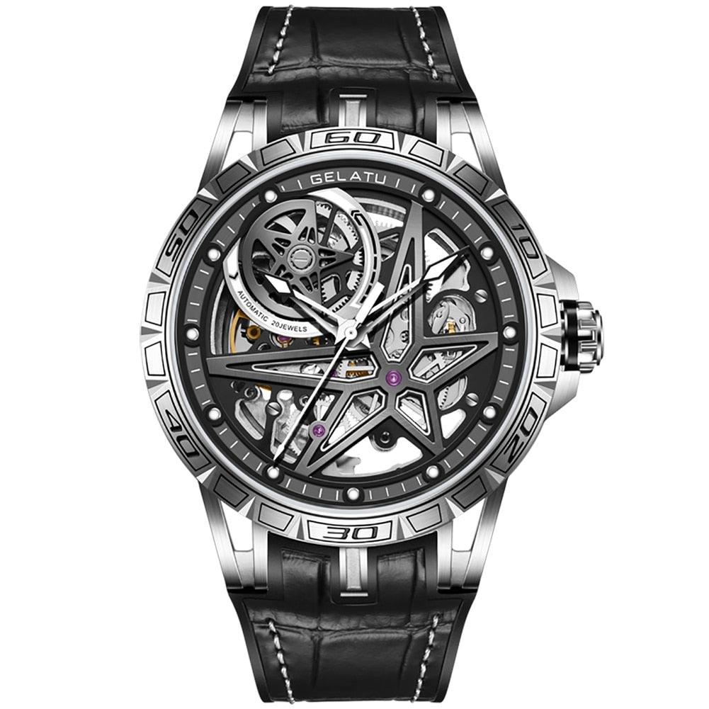 Sapphire Crystal Skeleton Watch - my LUX style