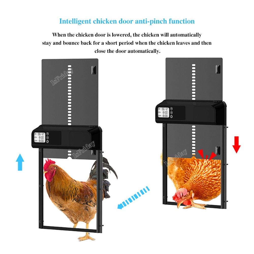 Timer Automatic Chicken Coop Door Opener - my LUX style