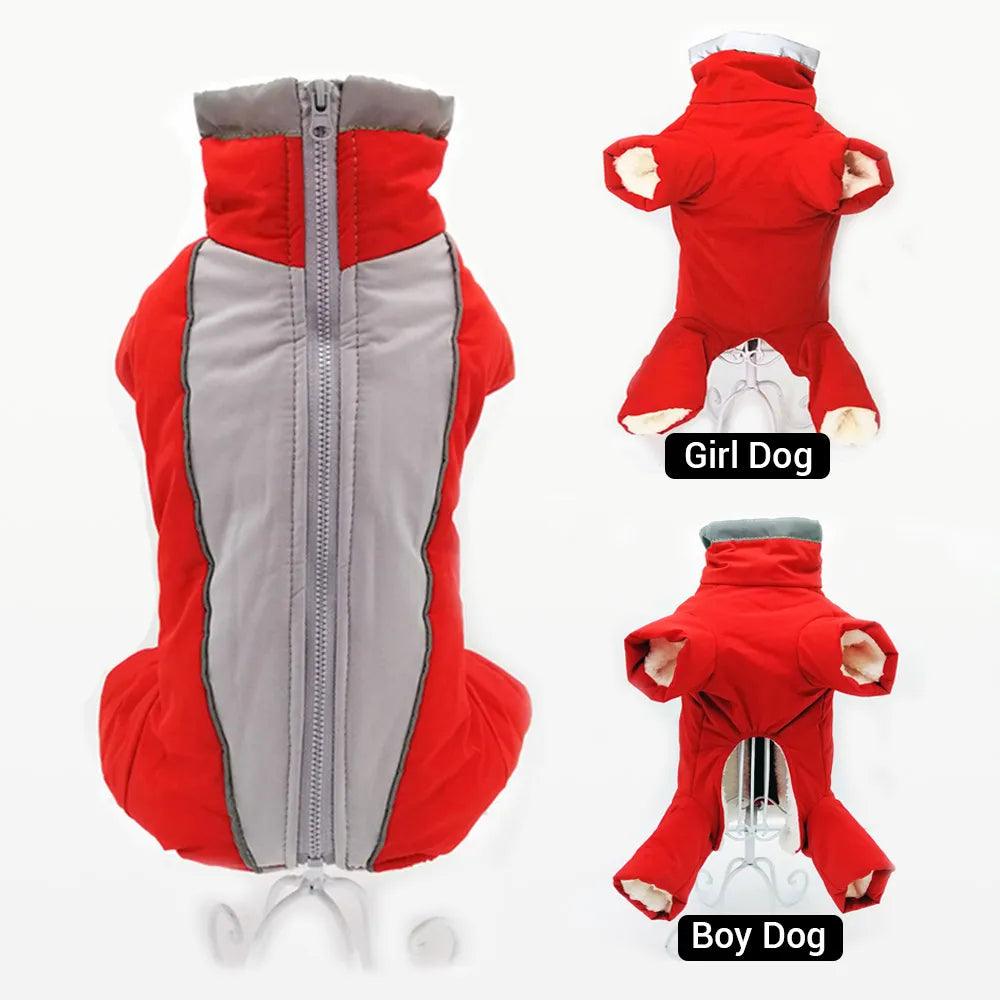 Winter Dogs Warm Waterproof Jumpsuit - my LUX style